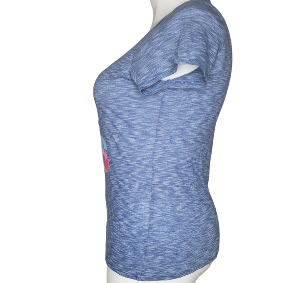 EVCR "Kiss My ABS" Athletic Short Sleeve Tee Shirt Size Size Large - Picture 2 of 7